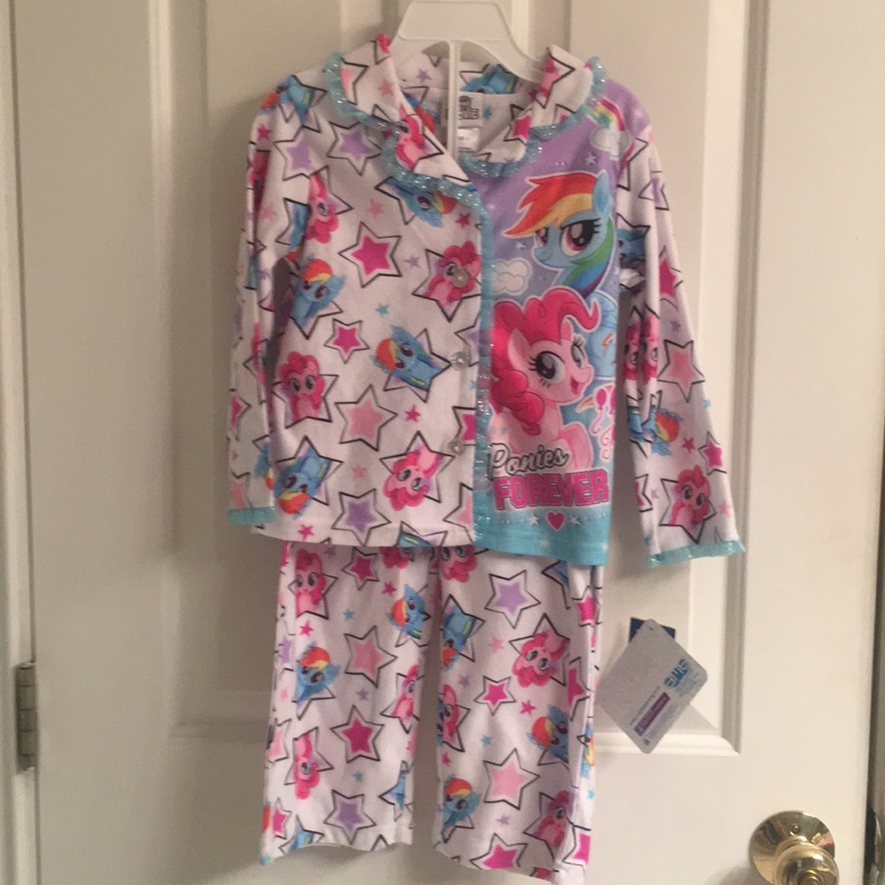 NWT-My Little Pony Two Piece Pajama Set